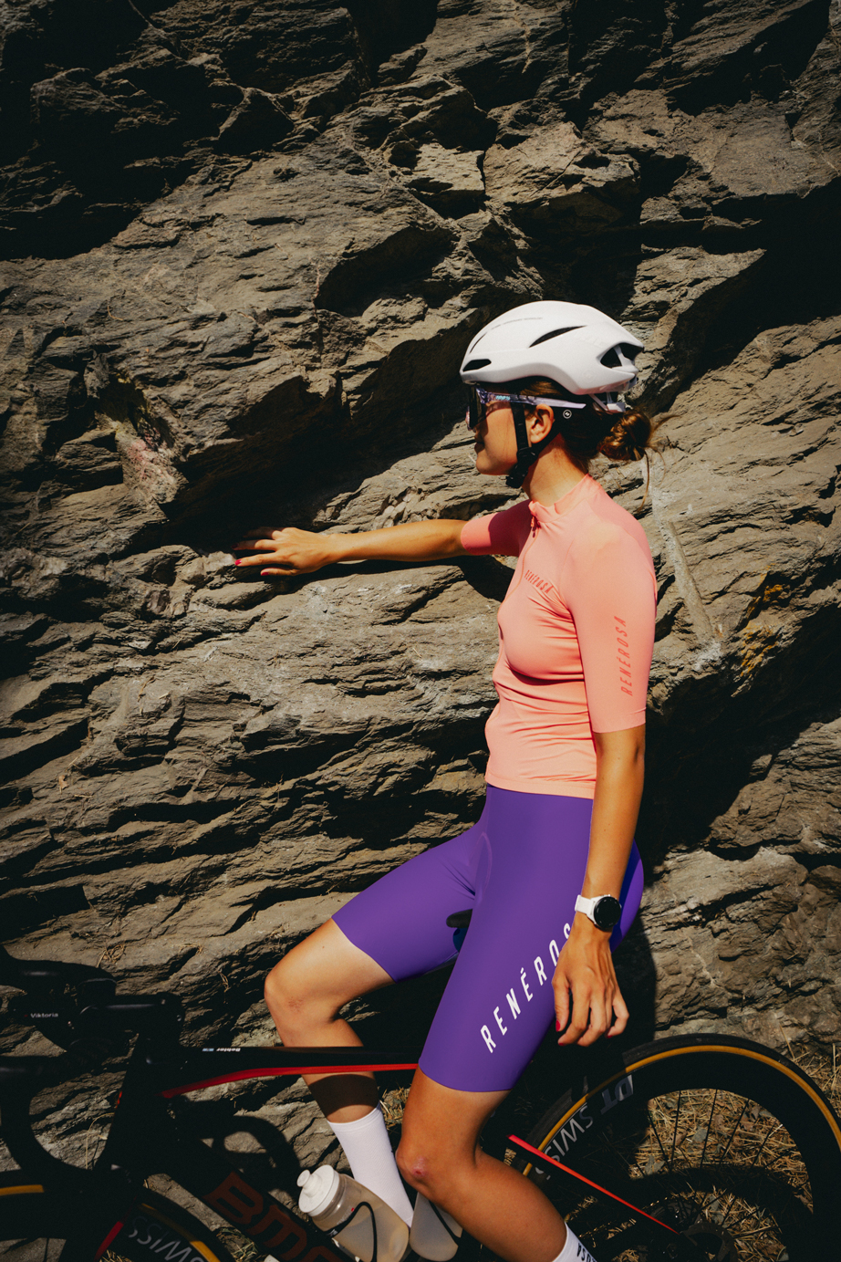  2nd SKIN women's "RR_EasyPee" bib shorts RRT2361W / NEO Violet